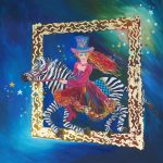 Magic Happens - acrylic on canvas with gold leaf (900 x 900)
