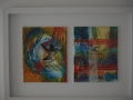 Encaustic Birds - Framed