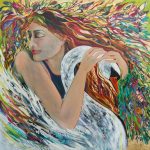 Girl with Swan
