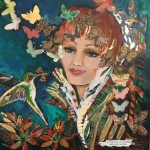 Girl with Butterflies