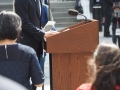 Justin Trudeau speaking at 375th anniversary of founding of Montreal.