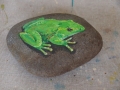 Frog Painted on Rock