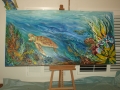 Turtle and Coral